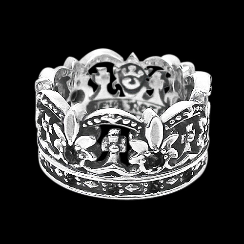 Onyx Crown Ring