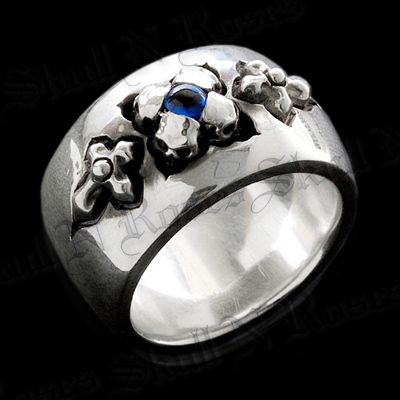 Skull Pedals Band Ring