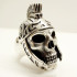 Trojan Skull Ring – Full Silver